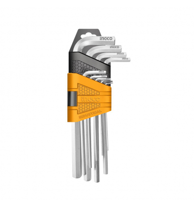 HHK11091- Set llaves hexagonales 9 piezas 1.5-10mm Industrial