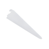 Mensula Doble Acero 1.4mm 27cm- Blanco