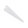 Mensula Doble Acero 1.4mm 37cm- Blanco