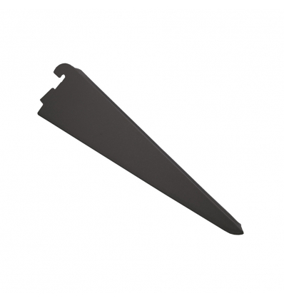 Mensula Doble Acero 1.4mm 17cm- Negro
