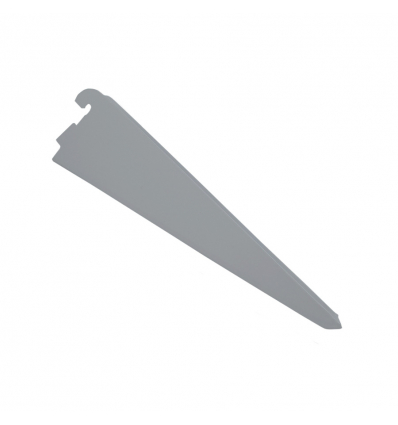 Mensula Doble Acero 1.4mm 17cm- Gris
