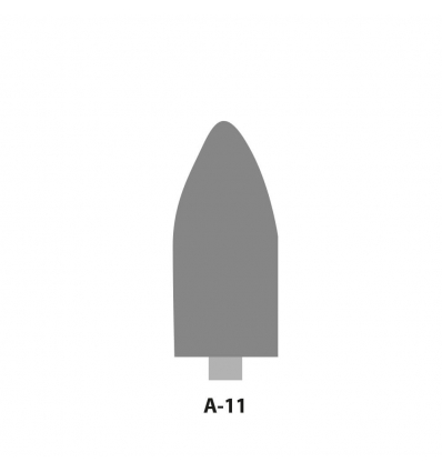 Punta montada 10A A-11 (gris)