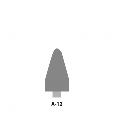 Punta montada 10A A-12 (gris)