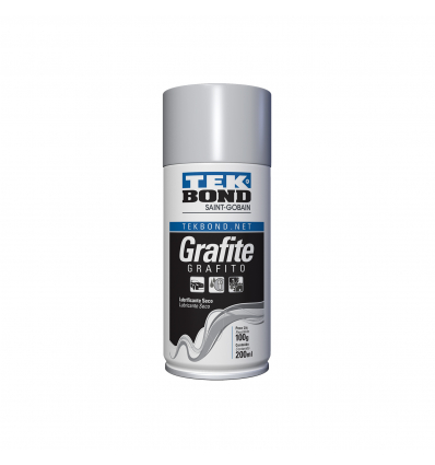 Lubricante Seco Grafito Tekspray 200ml/100gr Gris Oscuro