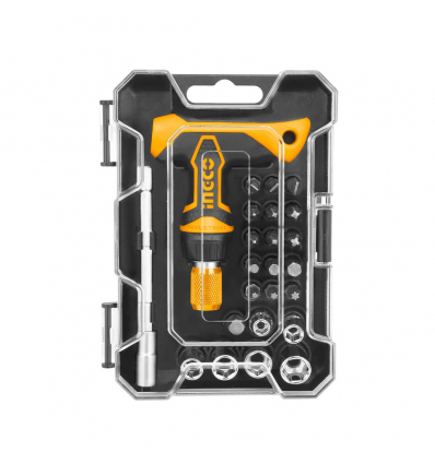 HKSDB0188- Juego llave T criquet con tubos + puntas x24 piezas