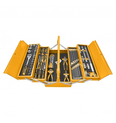 HTCS15591- Set herramientas combinadas 59 piezas caja metálica Industrial